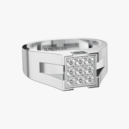 Salvia Men's Diamond Ring